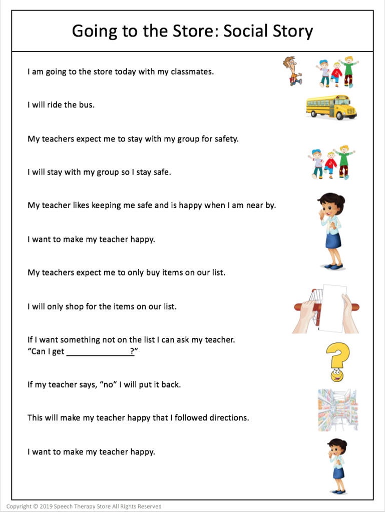 7+ free community outings printables life skills - speech therapy